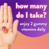 Vitafusion MultiVites Gummy Multivitamins;  Berry;  Peach and Orange Flavor;  150 Count