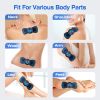 Portable Electric Neck Massager Cervical Vertebra Rechargeable Massager 6 Modes 10 Levels 2Pcs Replaceable Massage Pad