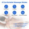 Portable Electric Neck Massager Cervical Vertebra Rechargeable Massager 6 Modes 10 Levels 2Pcs Replaceable Massage Pad