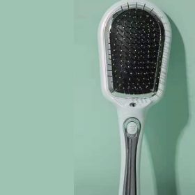 Electric Massage Comb Head Vibration Anion (Option: Bright white)