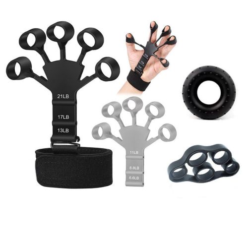 Silicone Grip Device Stretcher Finger Gripper Strength Trainer Strengthen Rehabilitation Training Silicone Grip Device Stretcher Finger Gripper Strength Trainer Strengthen Rehabilitation Training