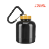 Mini Portable Protein Powder Bottles with Keychain Health Funnel Medicine Bottle Small Water Cup Outdoor Sport Storage